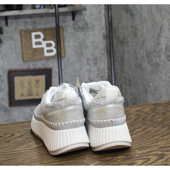 Universal Thread Persephone Sneakers with Memory Foam Insole Silver Gray 6M - Picture 4 of 10